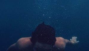 Person Drowning Underwater