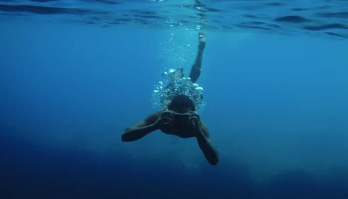 Swimming Underwater Guy