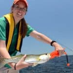 speckled trout caught on boat