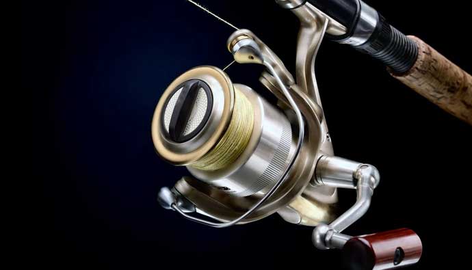 Parts of a spinning fishing reel
