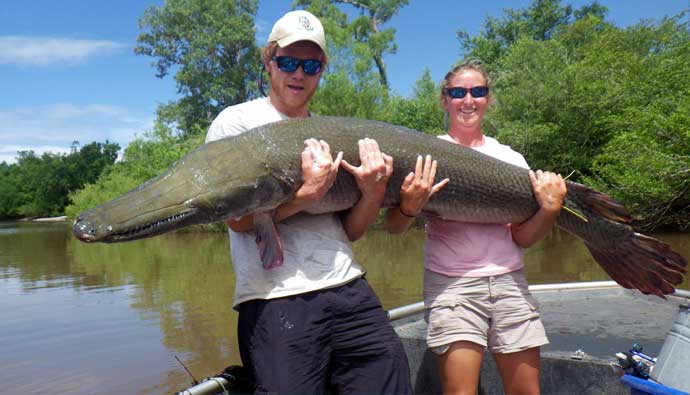 Alligator gar fishing tips