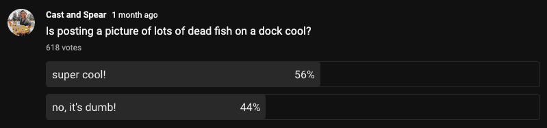 Dock of death fish photos poll